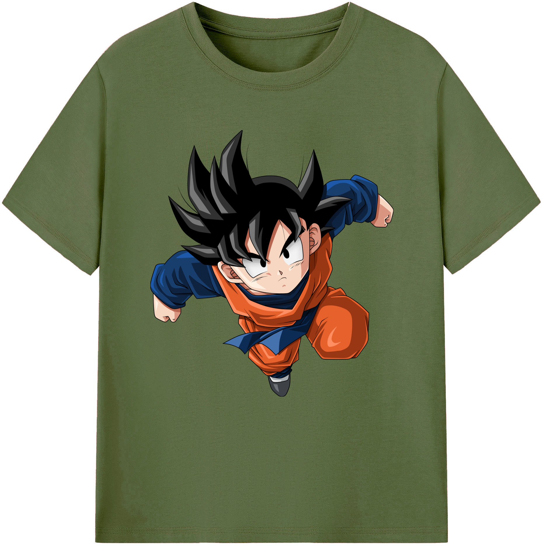 （画像用） ドラゴンボール 孫悟空（そん ごくう）Son Goku カカロット DRAGON BALL Kakarotto 綿100％半袖Tシャツ（フロントプリント）